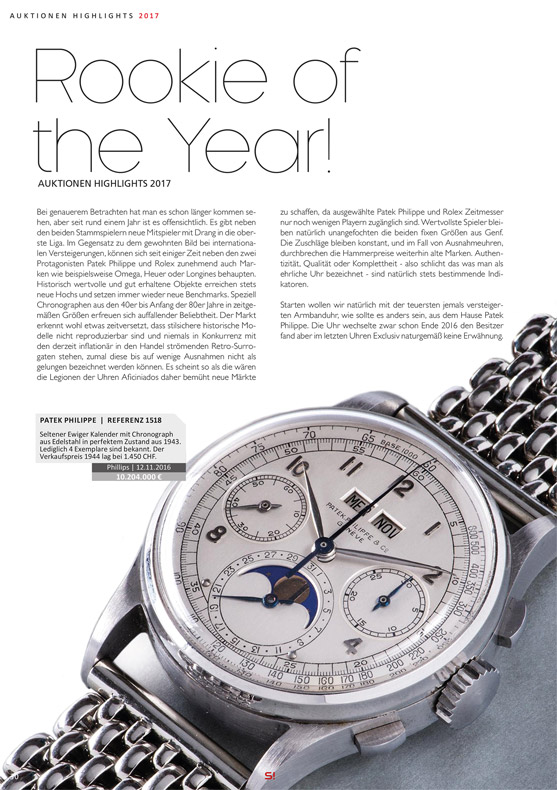 Uhren Exclusiv 2018