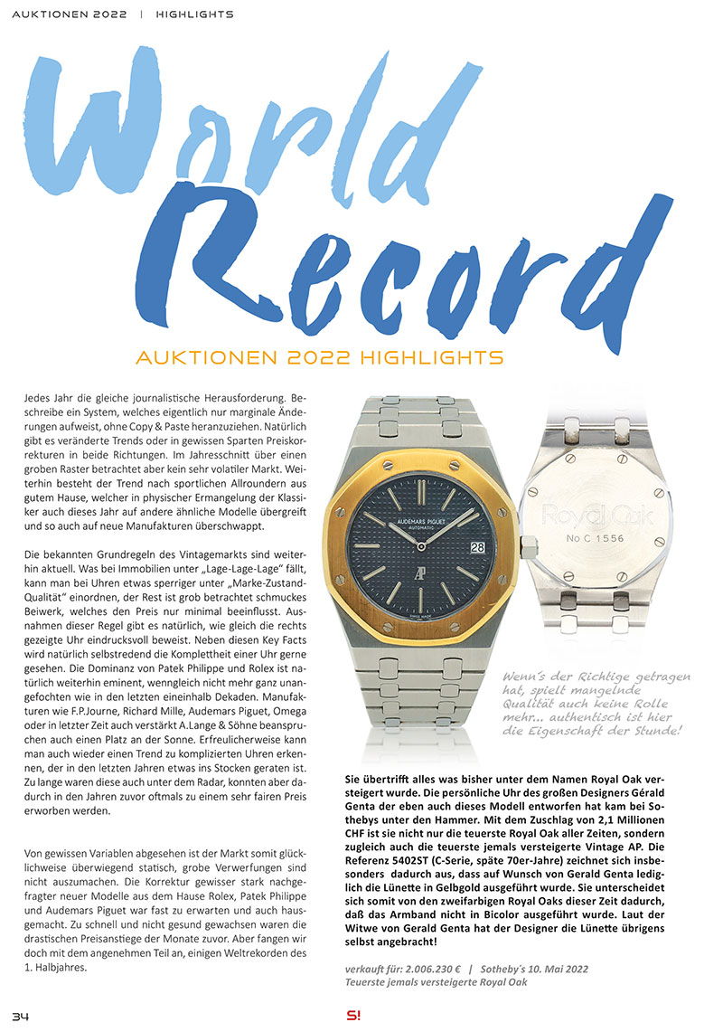 Uhren Exclusiv 2023